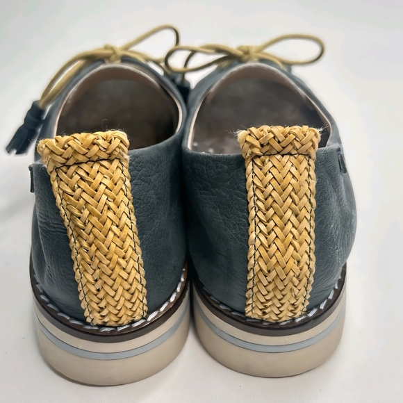 PIKOLINOS White and Blue Leather Oxfords - Picture 4 of 6